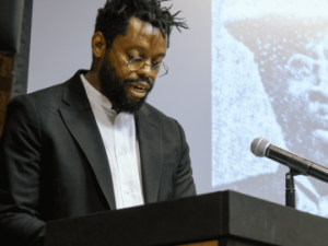 Professor Khwezi presenting 